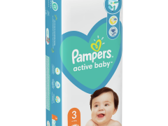 Підгузники Памперс №54 (3) 6-10кг Active Baby Midi економ мінус